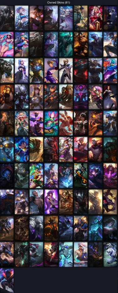 🫕【TR】⸱ 🐮 91 Skin⸱ 🚧 128 Champ⸱ 🏀 Master IV⸱ 😁 215 RP⸱ 🪀 Honor 3⸱ 🍼 7438 BE⸱ 🪹 Level 215⸱ 🪾 2025 Ready⸱ 😗 Email Access 